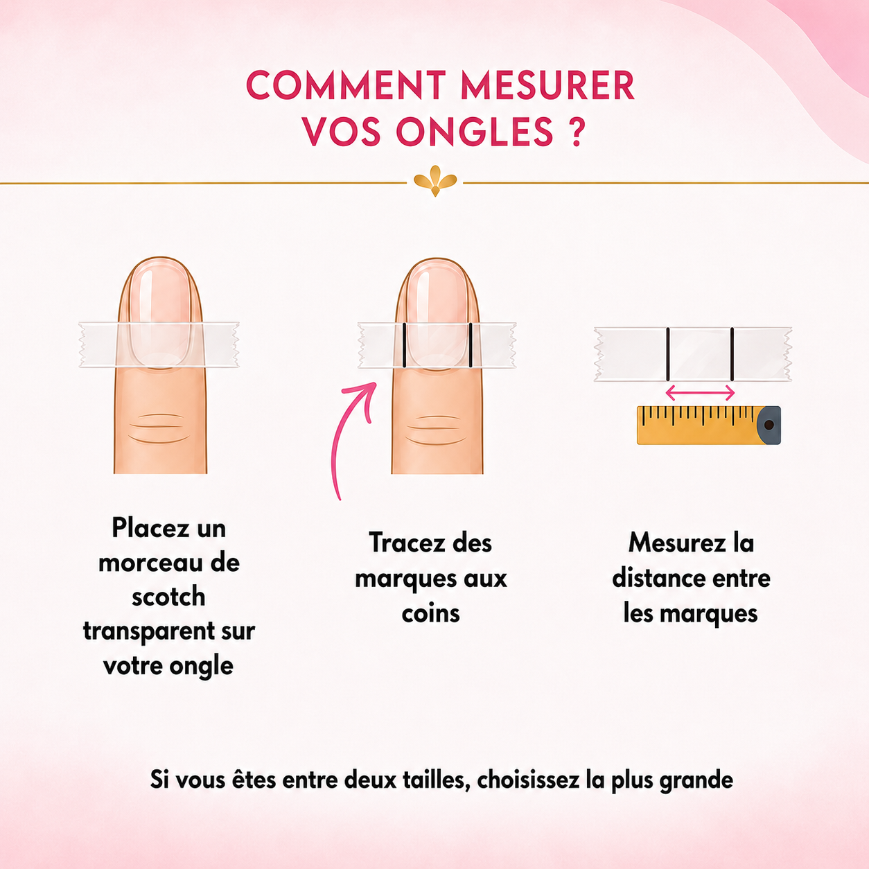 Press on nails Aura Mystique faits main réutilisables