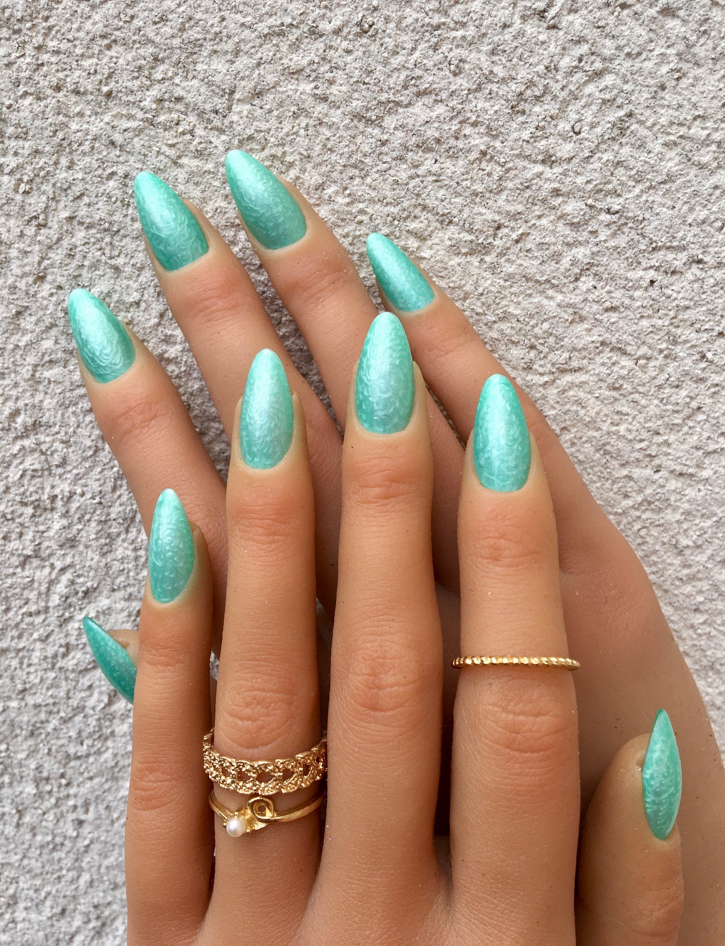 Press on nails Zeus faits main réutilisables