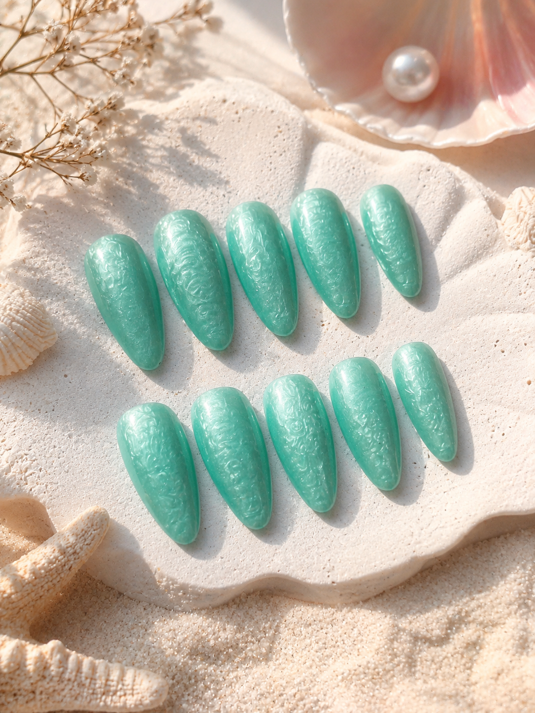 Press on nails Zeus faits main réutilisables