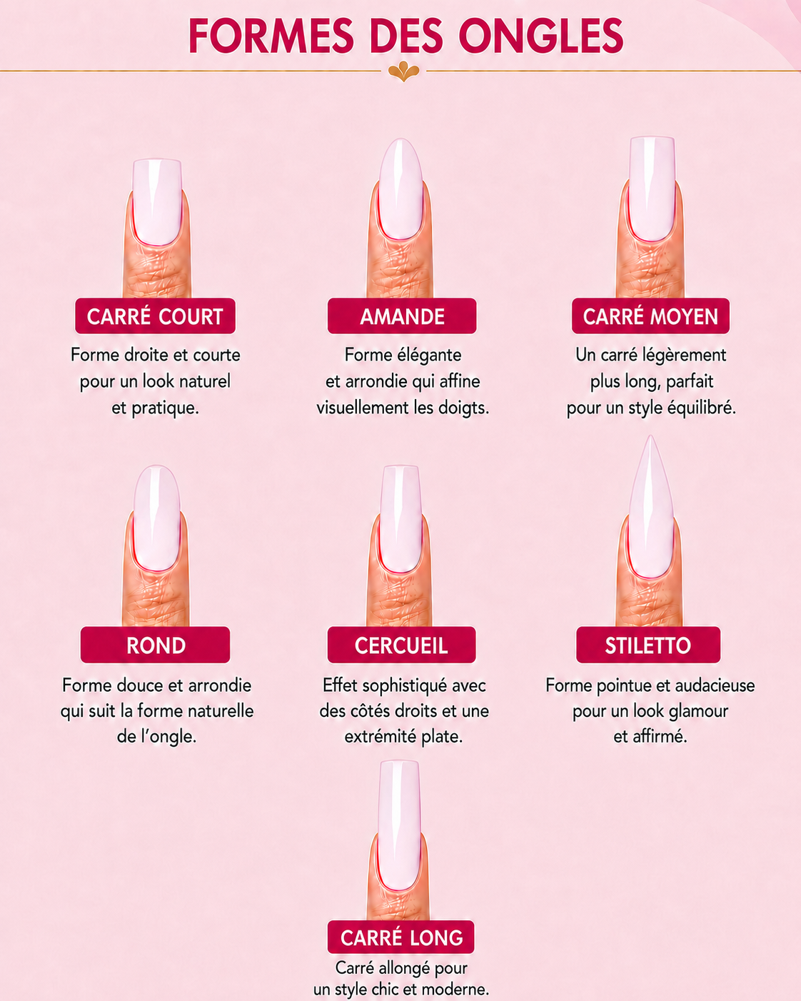 Press on nails Aura Mystique faits main réutilisables