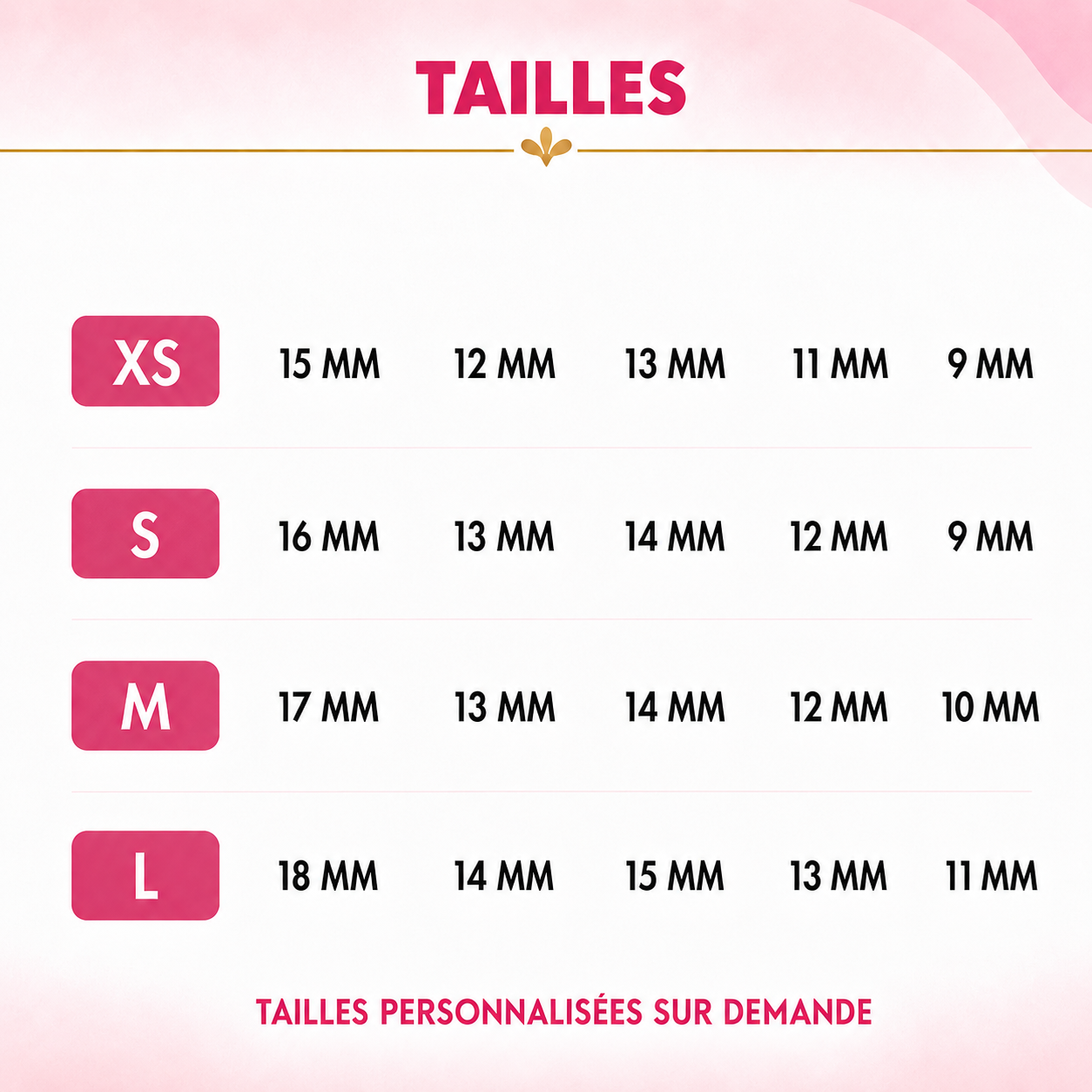 Press on nails Aura Mystique faits main réutilisables