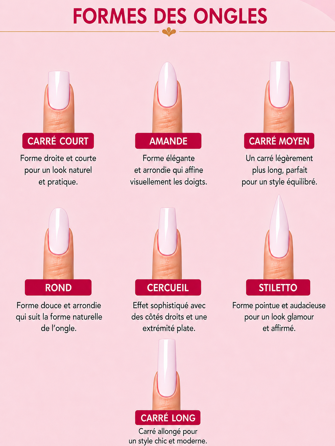 Press on nails Basilic Chic faits main réutilisables