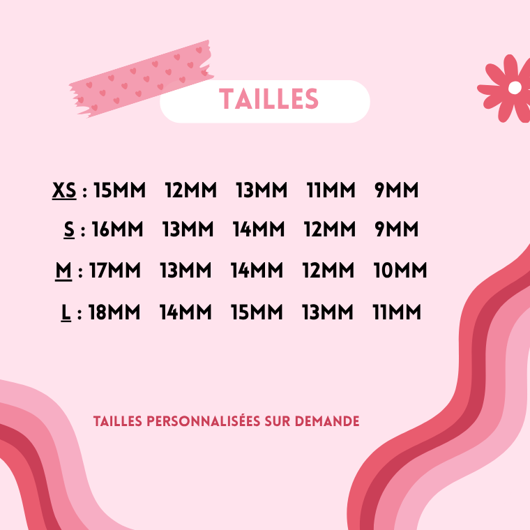 Press on nails Zeus faits main réutilisables