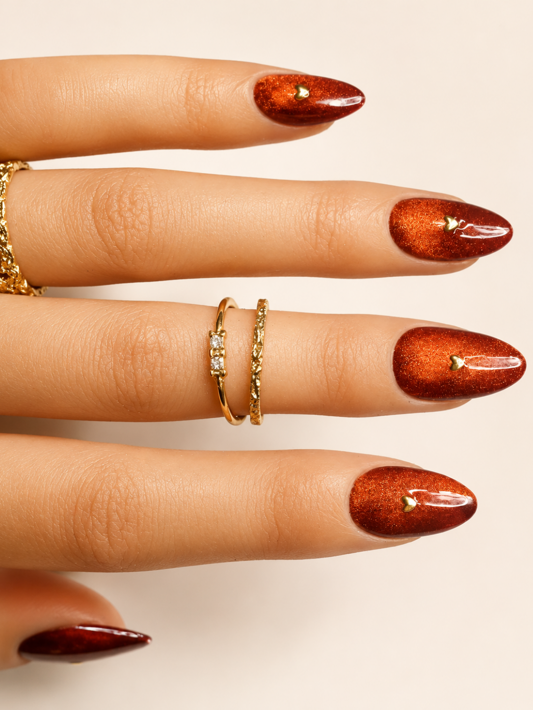 Press on nails Baby Love faits main réutilisables