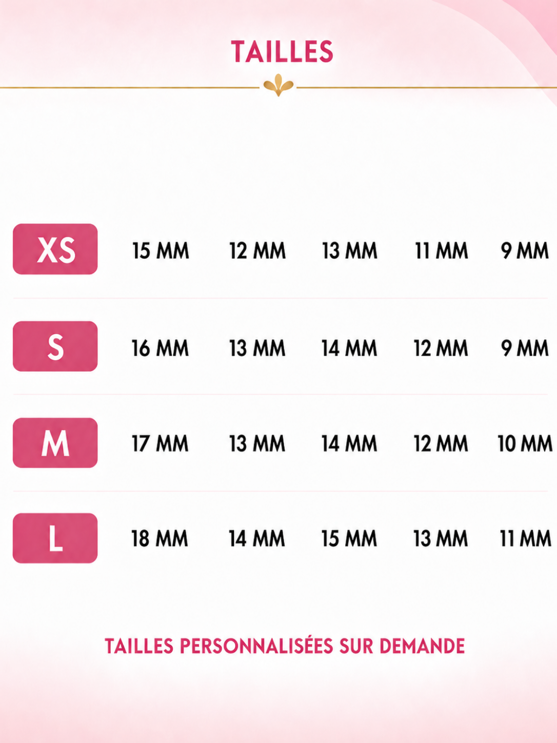 Press on nails Basilic Chic faits main réutilisables