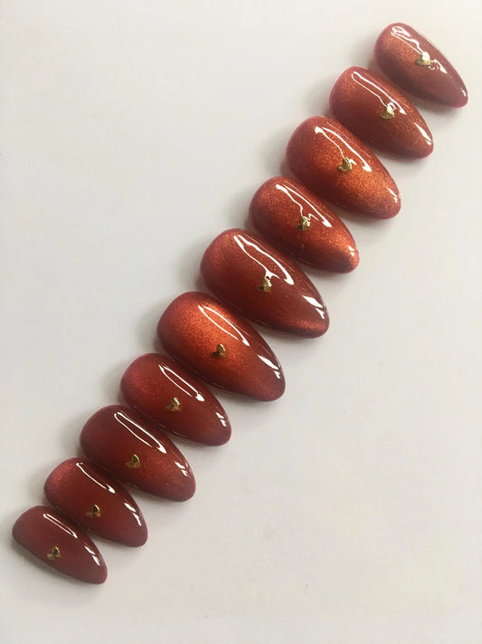 Press on nails Baby Love faits main réutilisables