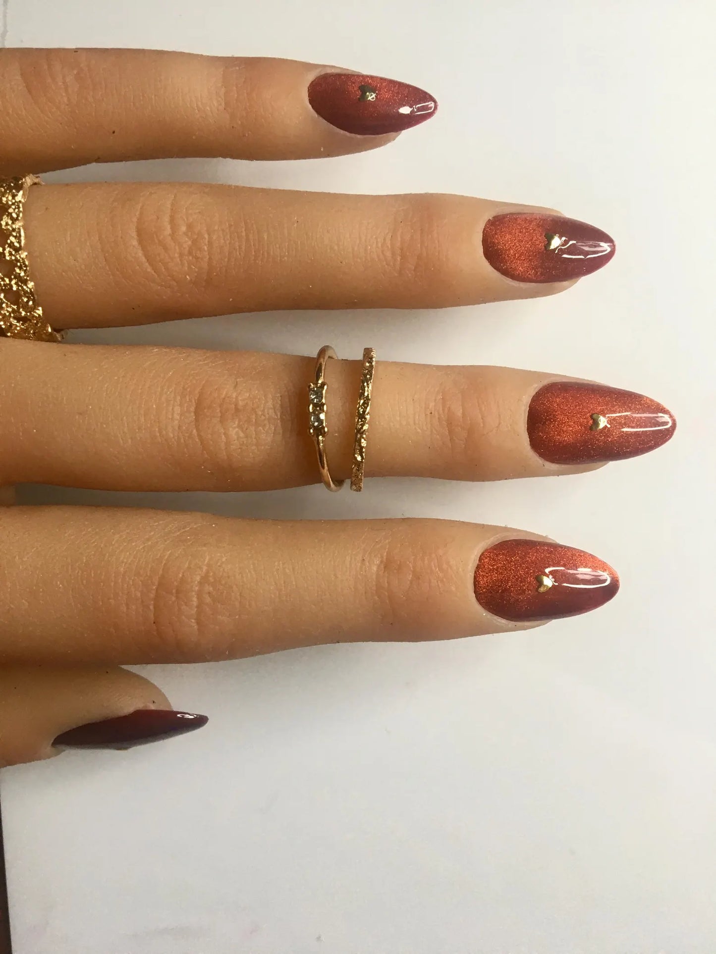 Press on nails Baby Love faits main réutilisables